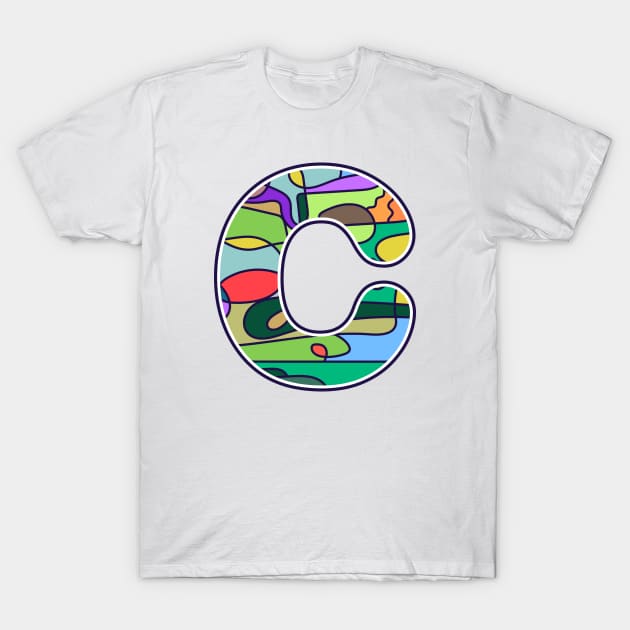 Alphabet C T-Shirt by SASTRAVILA